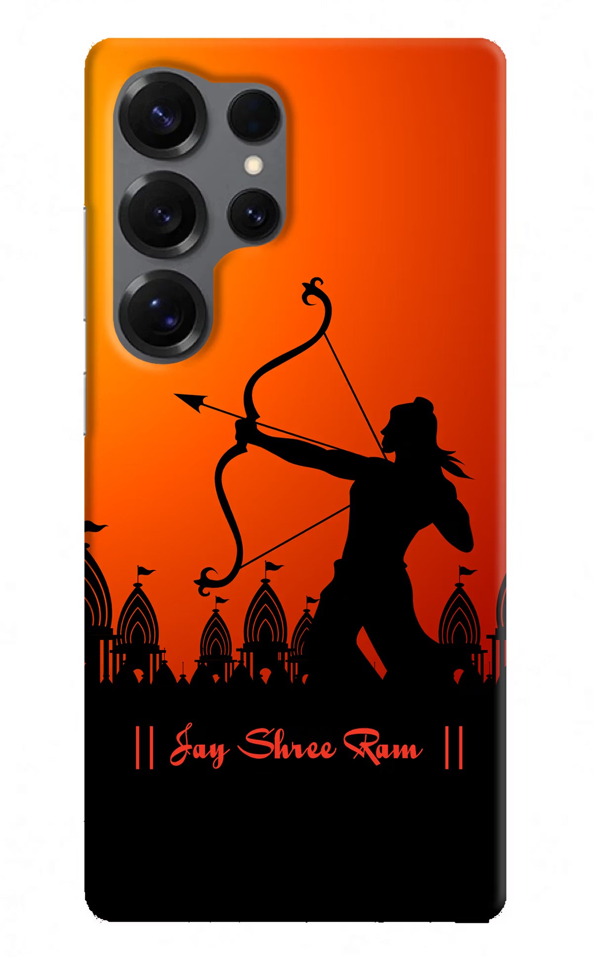Lord Ram - 4 Samsung S25 Ultra Hard Case Back Cover by Casekaro
