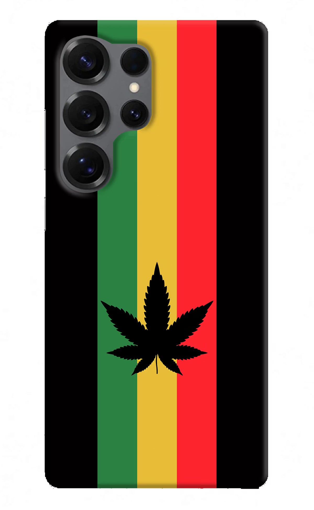 Weed Flag Samsung S25 Ultra Hard Case Back Cover by Casekaro