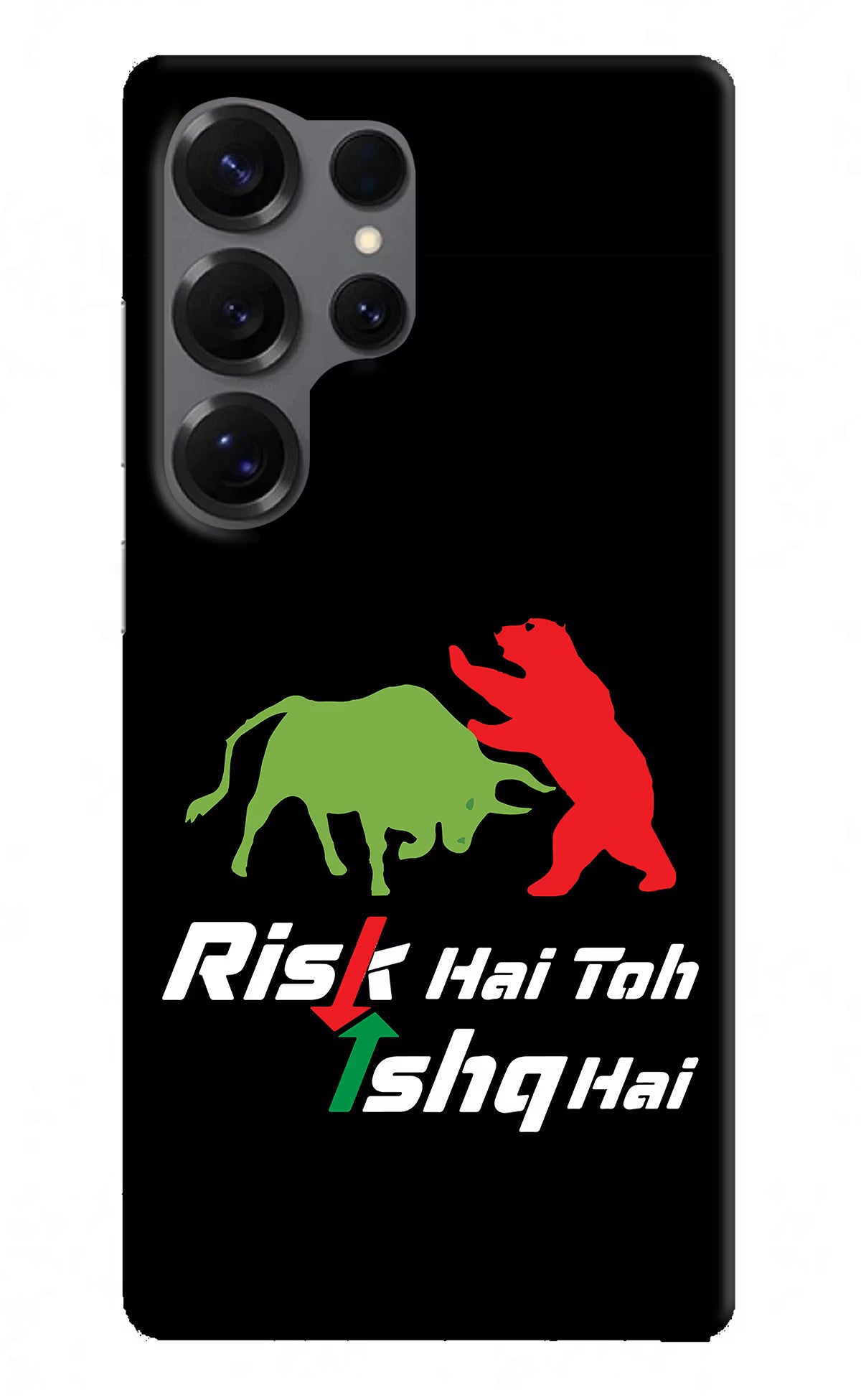 Risk Hai Toh Ishq Hai Samsung S25 Ultra Hard Case Back Cover by Casekaro