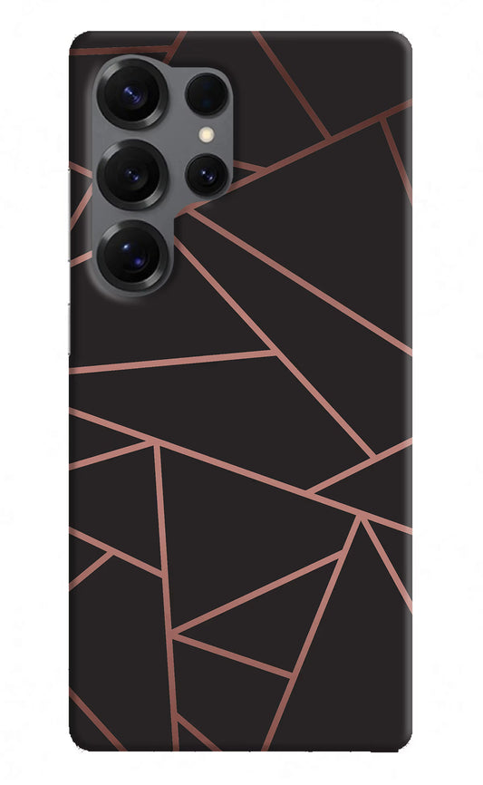 Geometric Pattern Samsung S25 Ultra Hard Case Back Cover by Casekaro