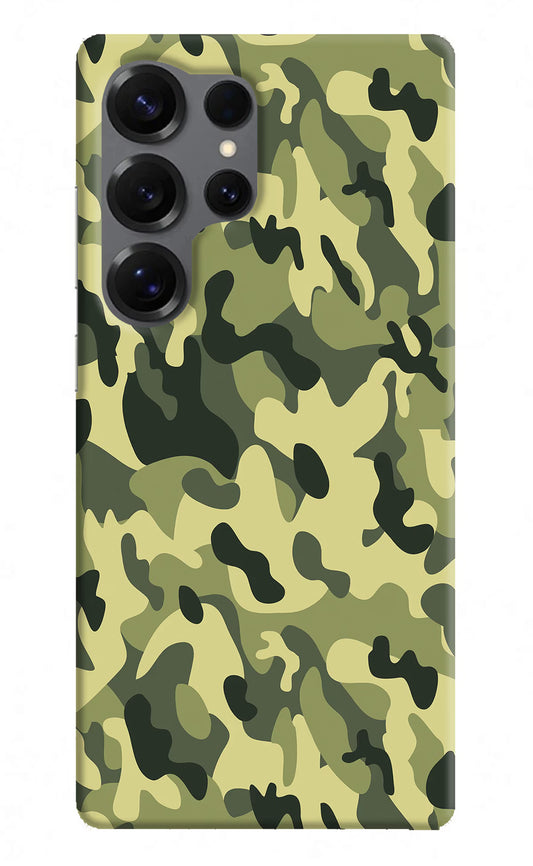 Camouflage Samsung S25 Ultra Hard Case Back Cover by Casekaro