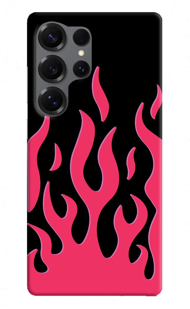 Fire Flames Samsung S25 Ultra Hard Case Back Cover by Casekaro
