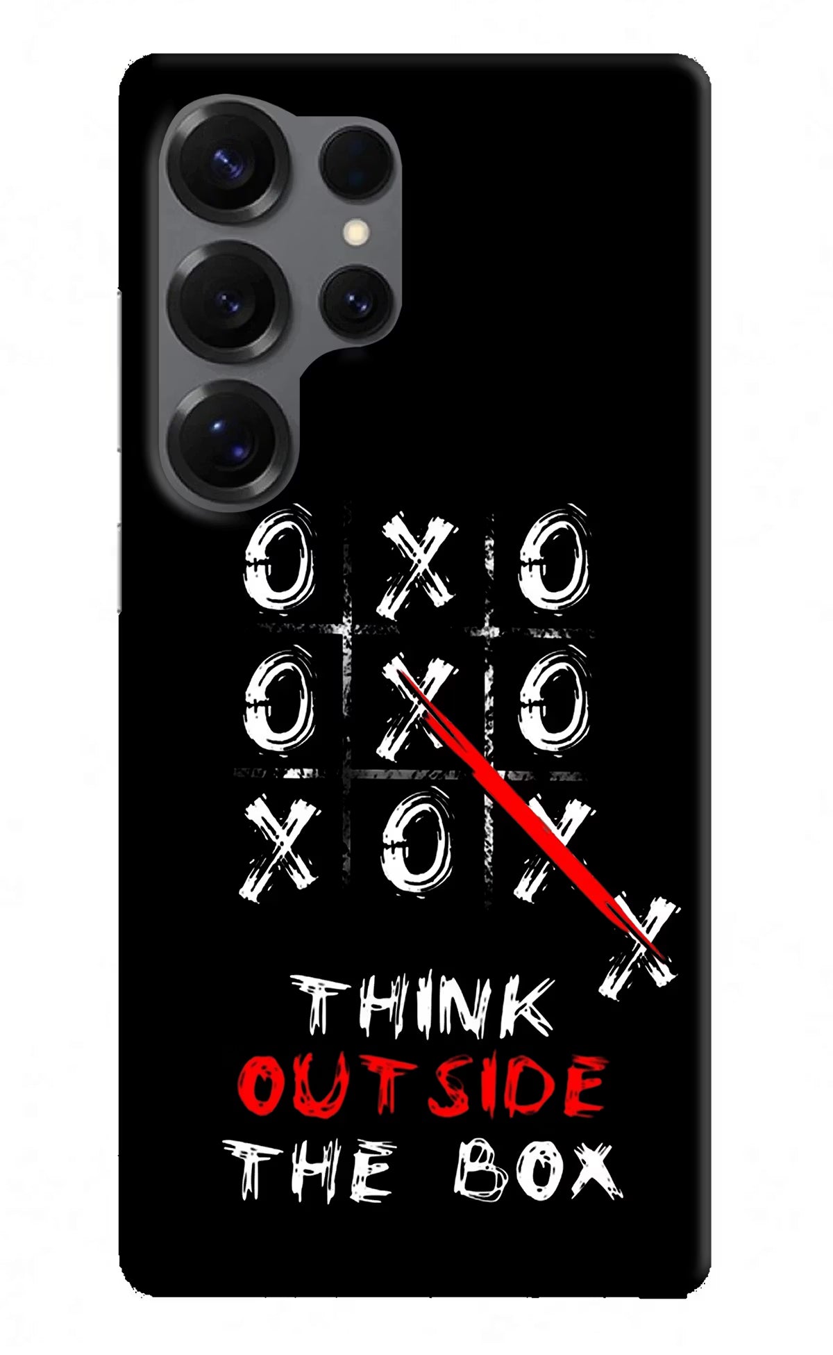 Think out of the BOX Samsung S25 Ultra Hard Case Back Cover by Casekaro