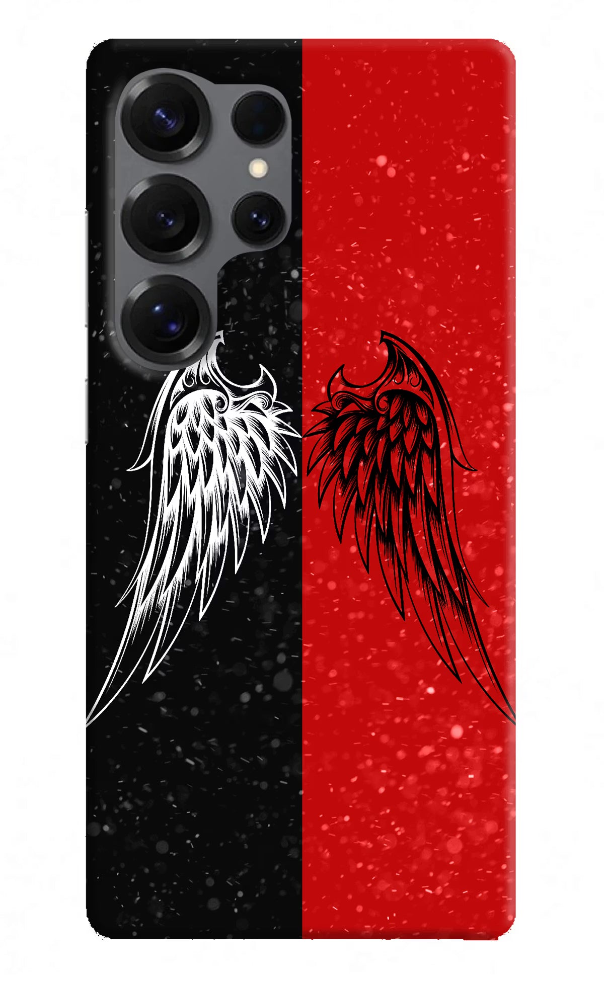 Wings Samsung S25 Ultra Hard Case Back Cover by Casekaro