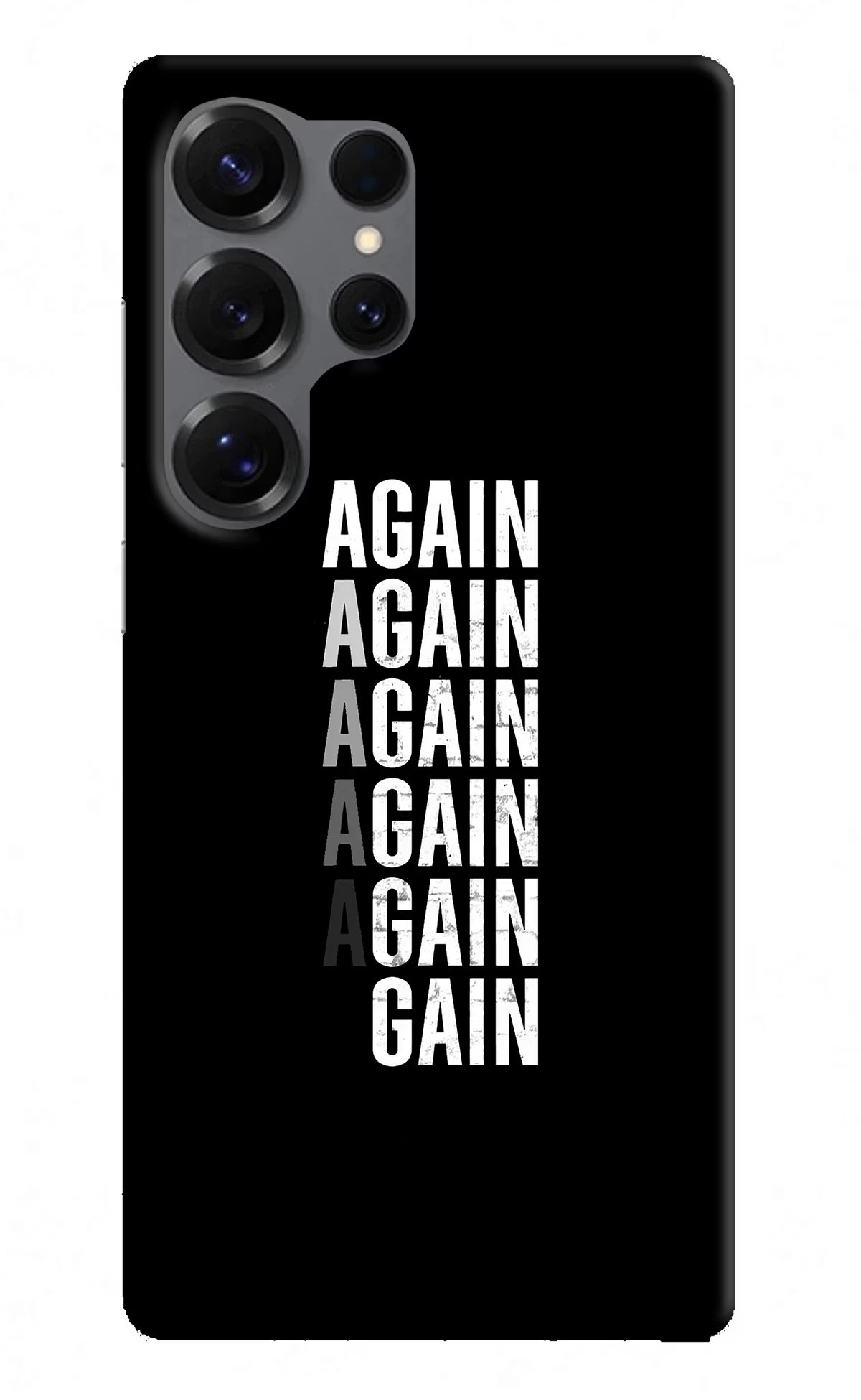 Again Again Gain Samsung S25 Ultra Hard Case Back Cover by Casekaro