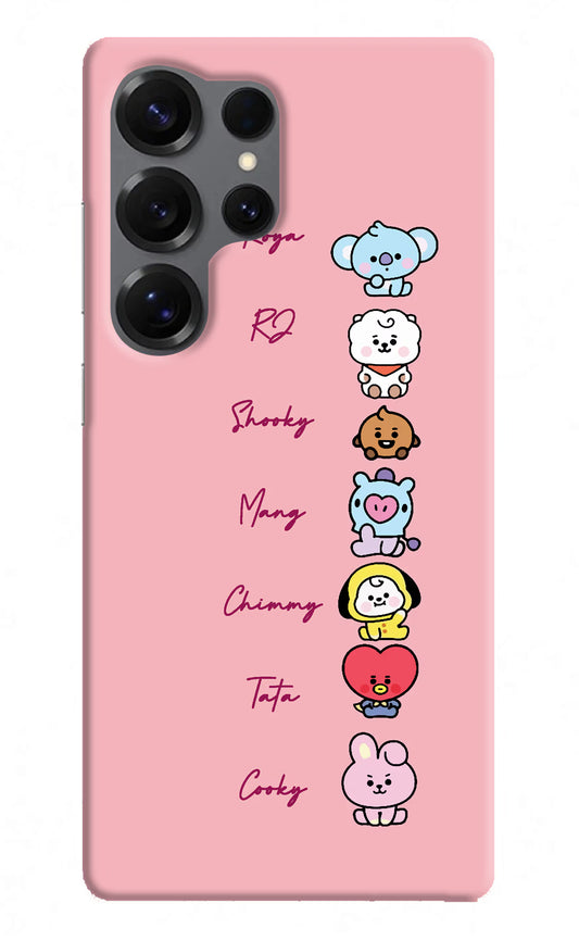 BTS names Samsung S25 Ultra Hard Case Back Cover by Casekaro