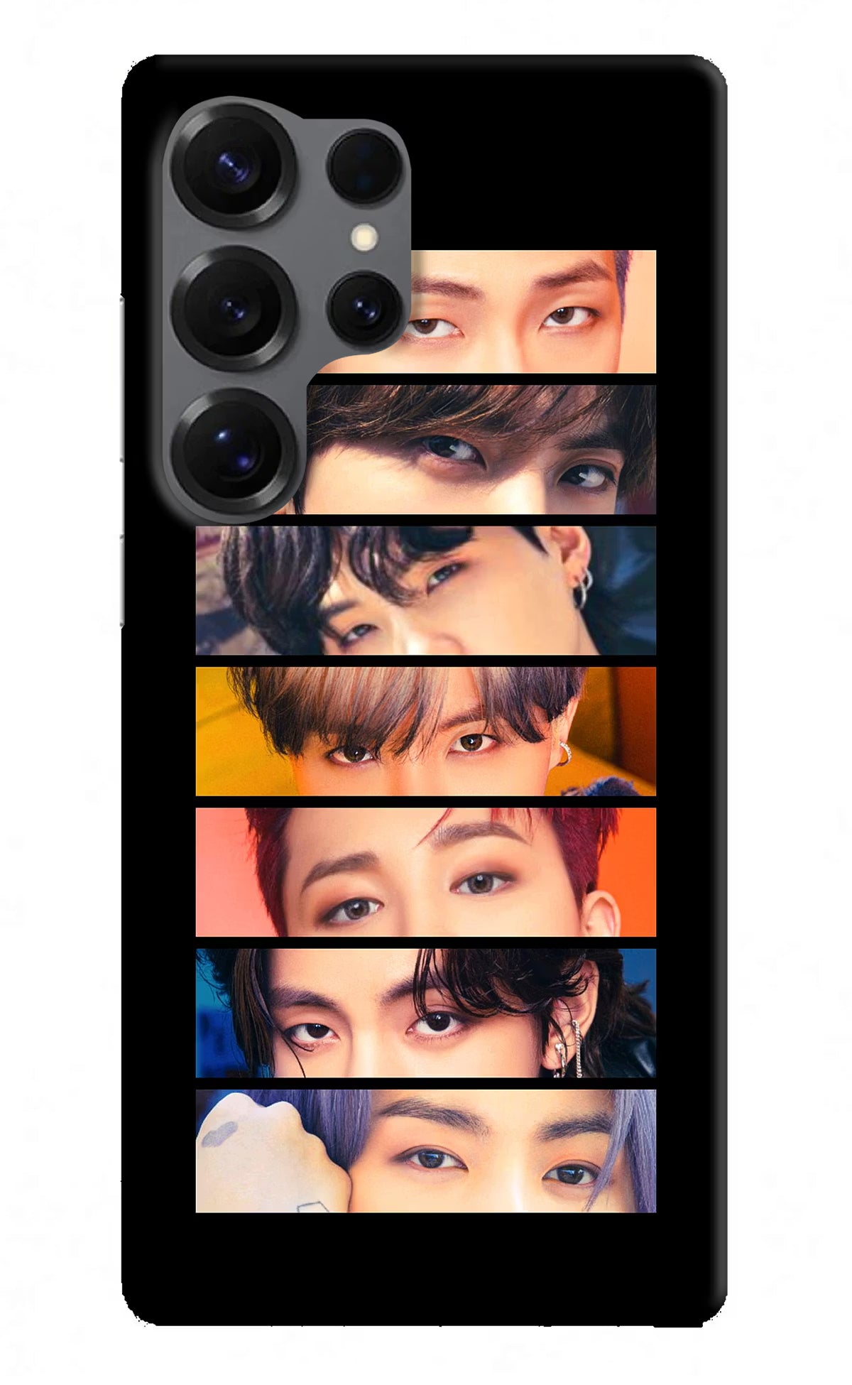 BTS Eyes Samsung S25 Ultra Hard Case Back Cover by Casekaro