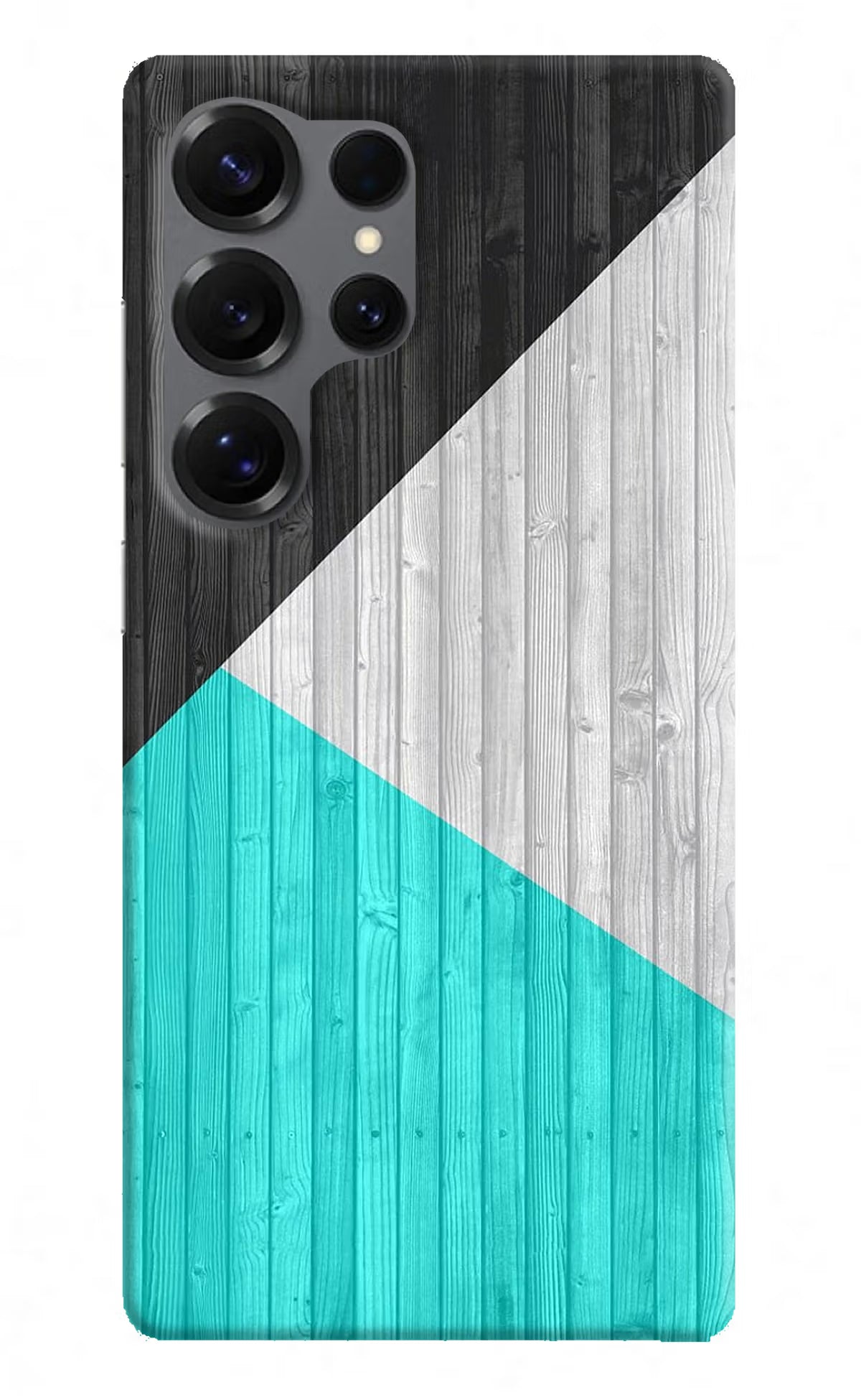 Wooden Abstract Samsung S25 Ultra Hard Case Back Cover by Casekaro