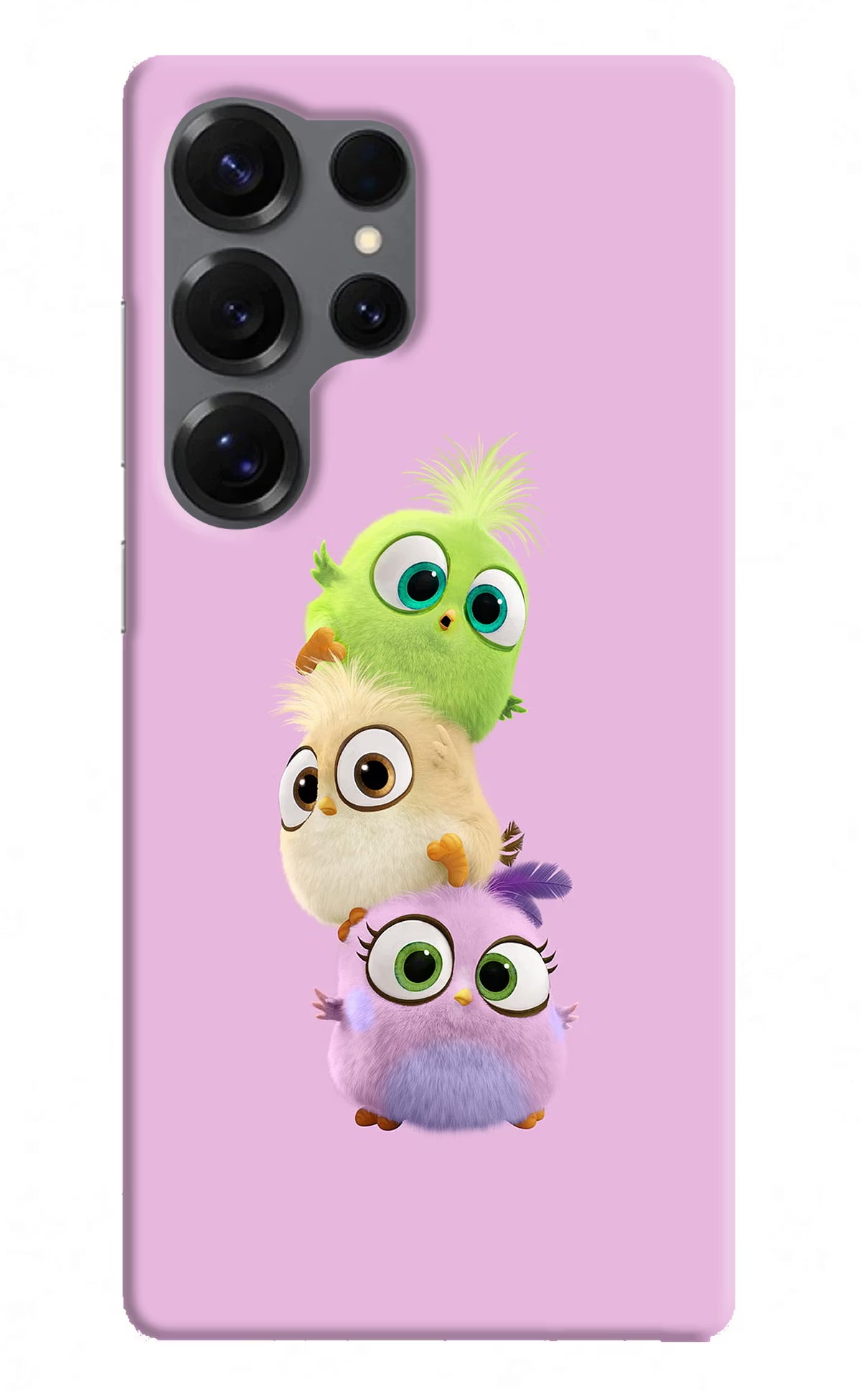 Cute Little Birds Samsung S25 Ultra Hard Case Back Cover by Casekaro