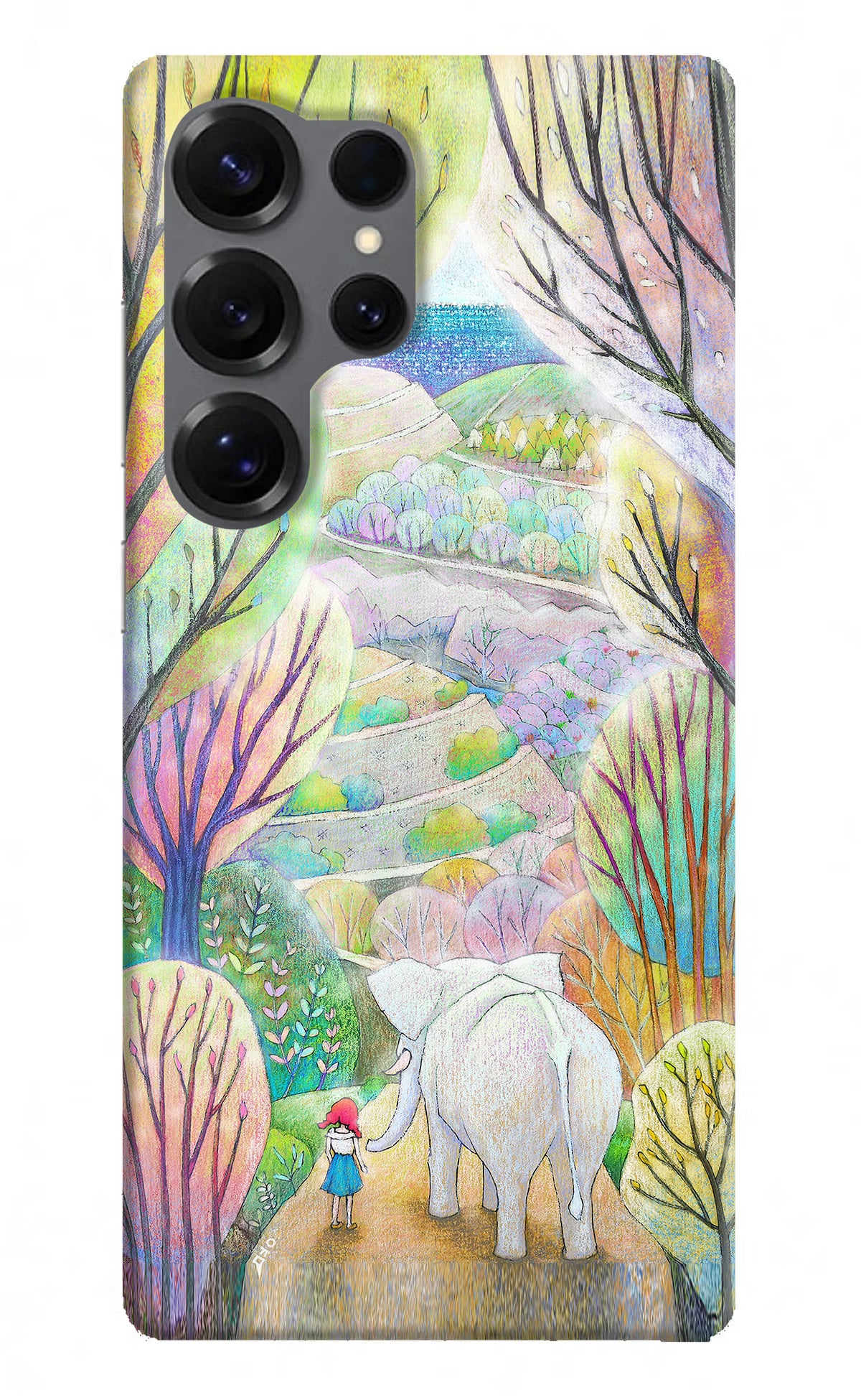 Nature Painting Samsung S25 Ultra Hard Case Back Cover by Casekaro