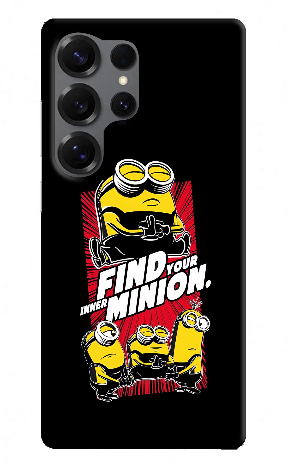 Find your inner Minion Samsung S25 Ultra Hard Case Back Cover by Casekaro