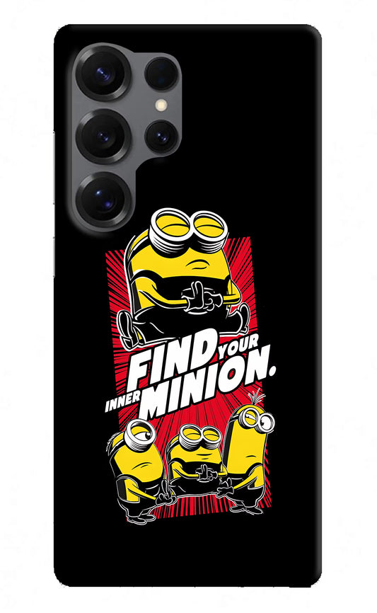 Find your inner Minion Samsung S25 Ultra Hard Case Back Cover by Casekaro