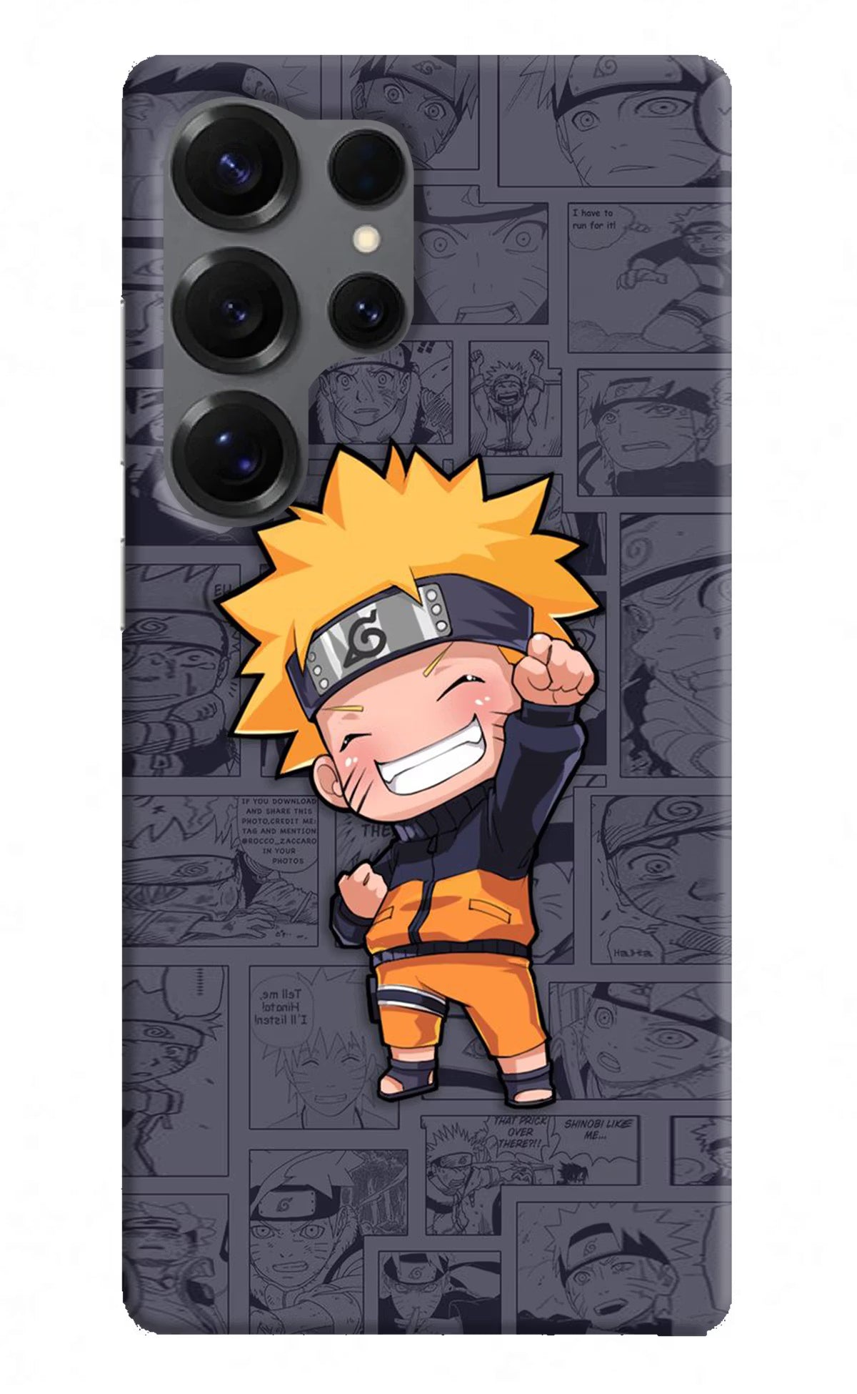 Chota Naruto Samsung S25 Ultra Hard Case Back Cover by Casekaro