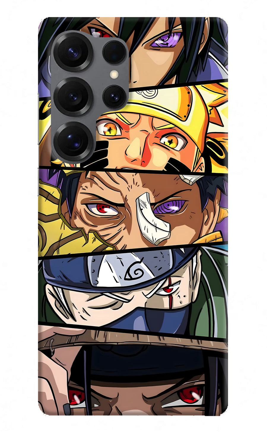 Naruto Character Samsung S25 Ultra Back Cover, Hard case