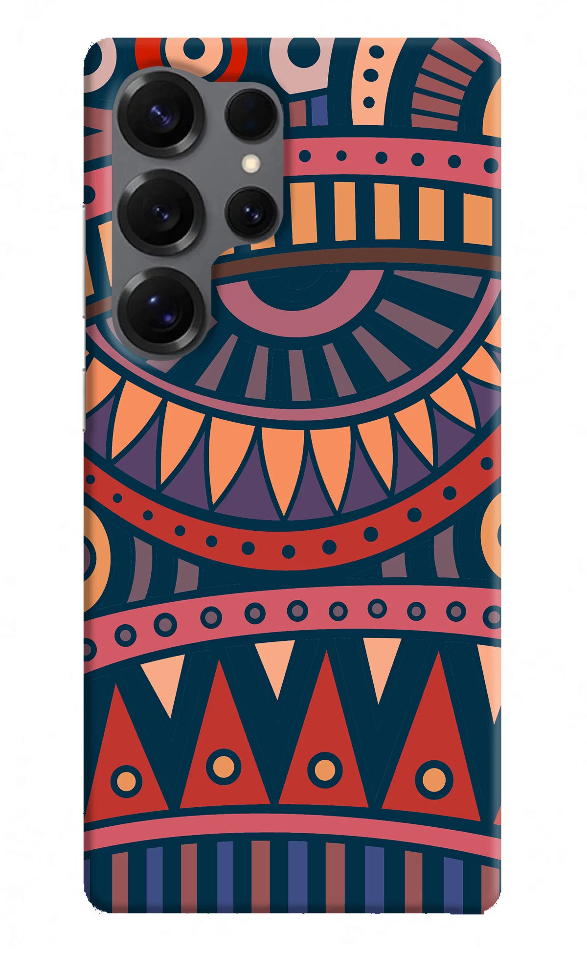 African Culture Design Samsung S25 Ultra Hard Case Back Cover by Casekaro