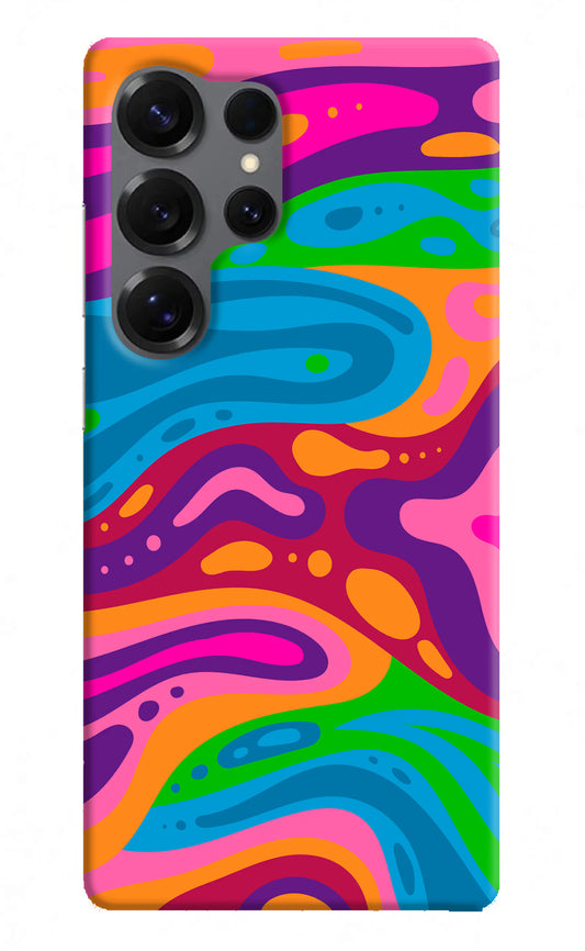 Trippy Pattern Samsung S25 Ultra Hard Case Back Cover by Casekaro