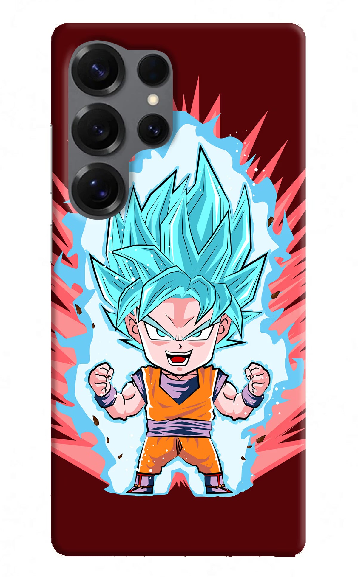 Goku Little Samsung S25 Ultra Hard Case Back Cover by Casekaro