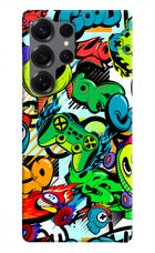 Game Doodle Samsung S25 Ultra Hard Case Back Cover by Casekaro