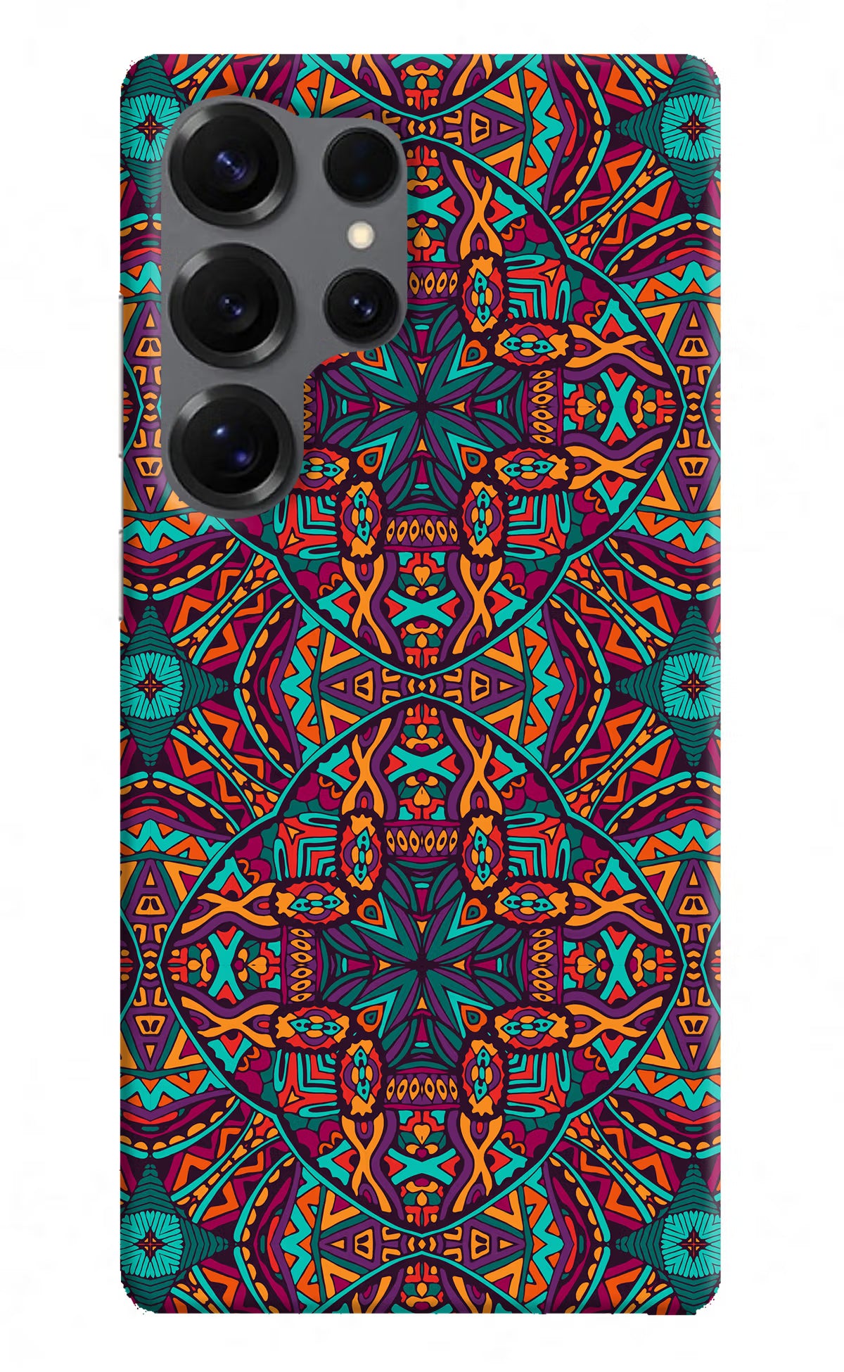 Colour Mandala Samsung S25 Ultra Hard Case Back Cover by Casekaro