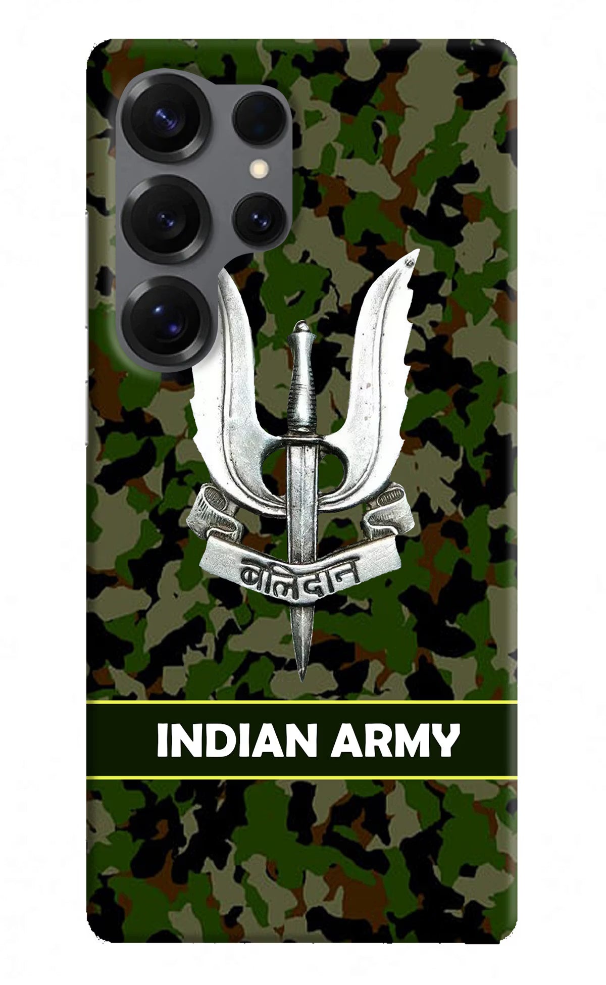 Balidan Indian Logo Samsung S25 Ultra Hard Case Back Cover by Casekaro