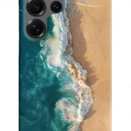 Ocean Beach Samsung S25 Ultra Hard Case Back Cover by Casekaro
