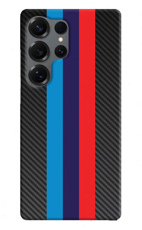 BMW Stripes Pattern Samsung S25 Ultra Back Cover