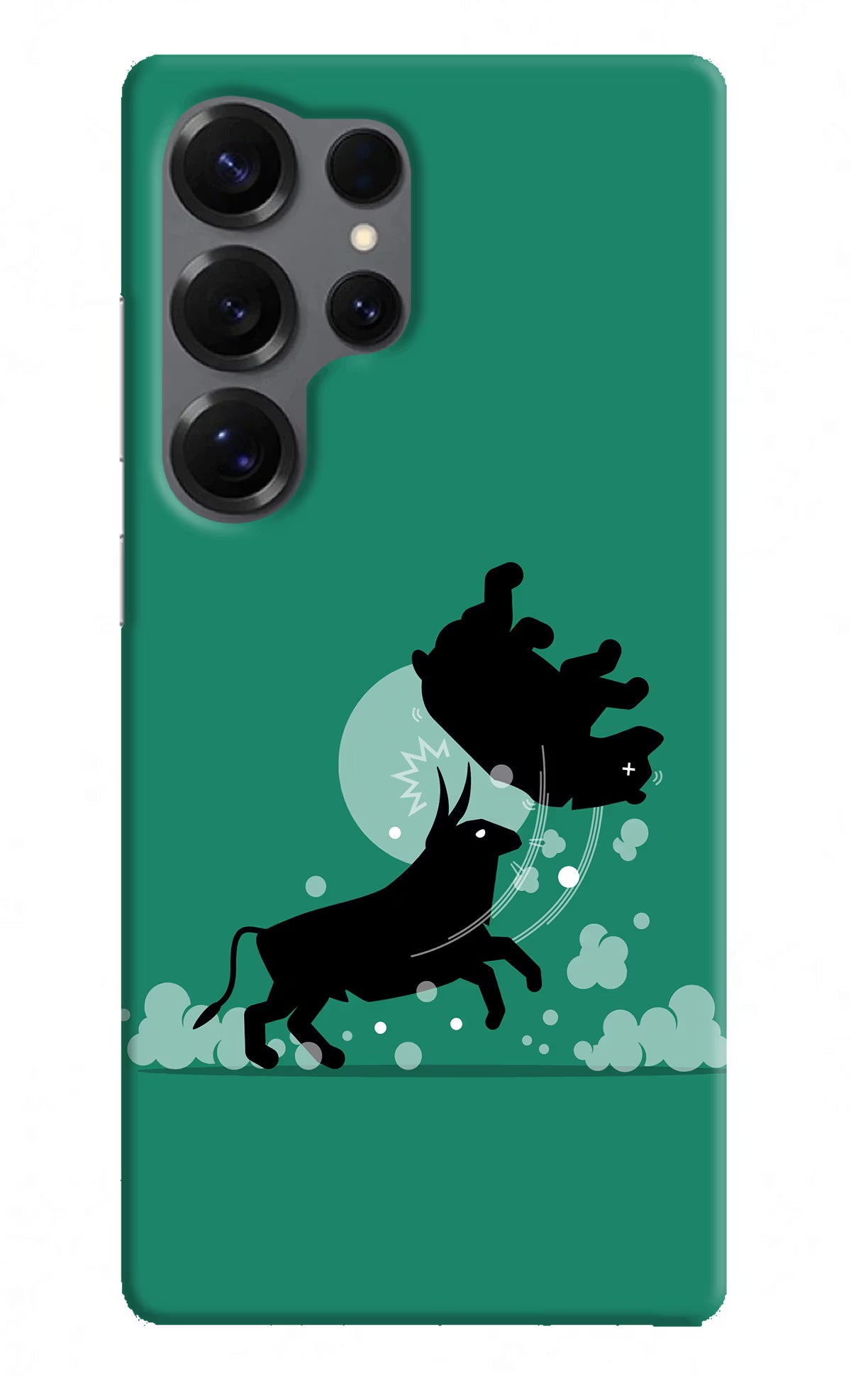 Bull Conqueror Samsung S25 Ultra Hard Case Back Cover by Casekaro