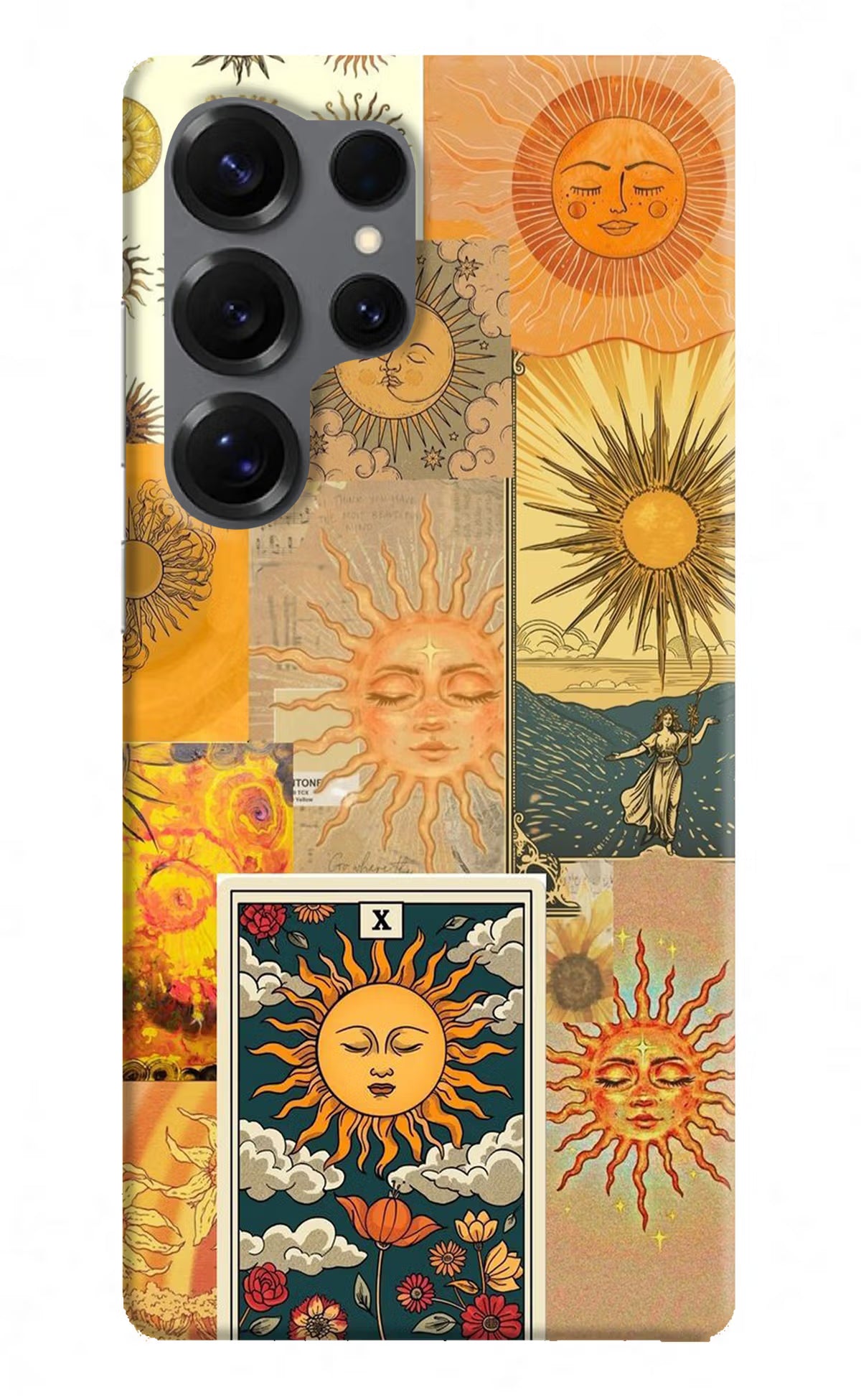 Sun Samsung S25 Ultra Hard Case Back Cover by Casekaro