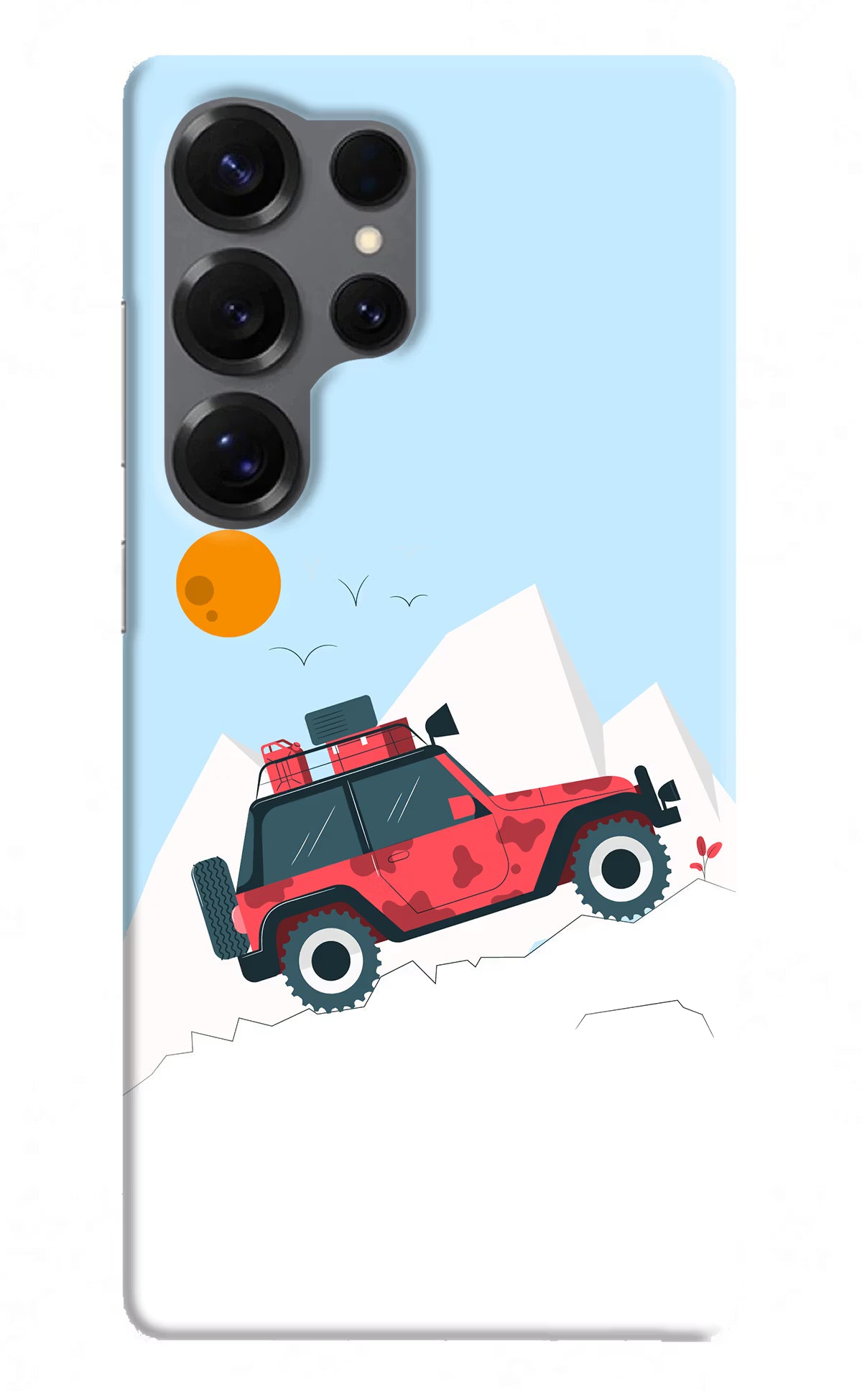 Mountain Trail Beast Samsung S25 Ultra Hard Case Back Cover by Casekaro