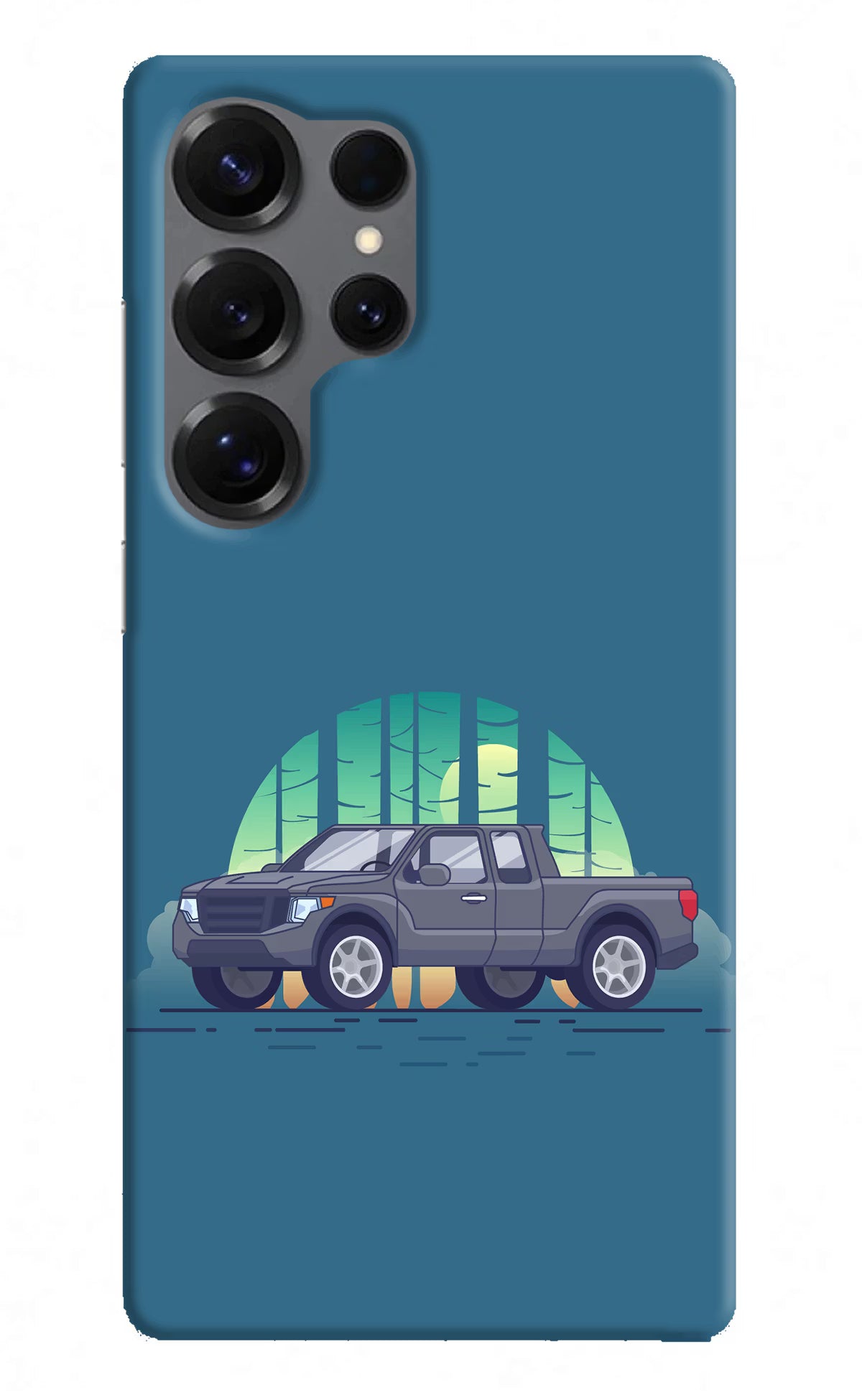 Retro Garage Vibe Samsung S25 Ultra Hard Case Back Cover by Casekaro