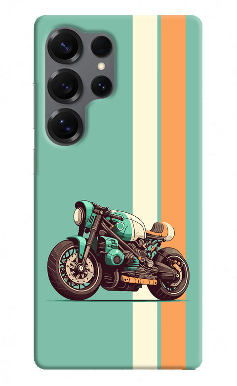 Striped Moto Drift Samsung S25 Ultra Back Cover