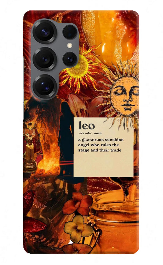 Leo Zodiac Samsung S25 Ultra Hard Case Back Cover by Casekaro