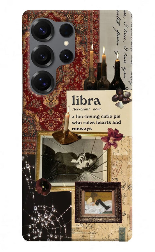 Libra Zodiac Samsung S25 Ultra Hard Case Back Cover by Casekaro