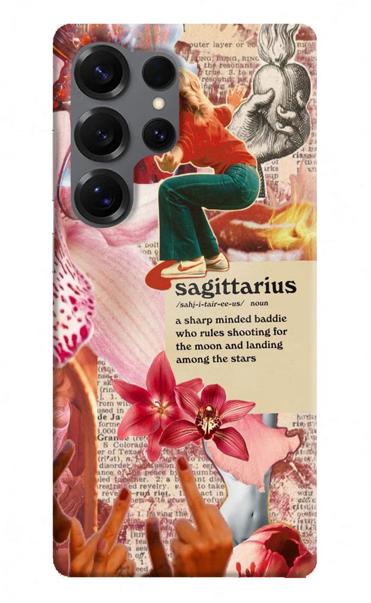 Sagittarius Zodiac Samsung S25 Ultra Hard Case Back Cover by Casekaro