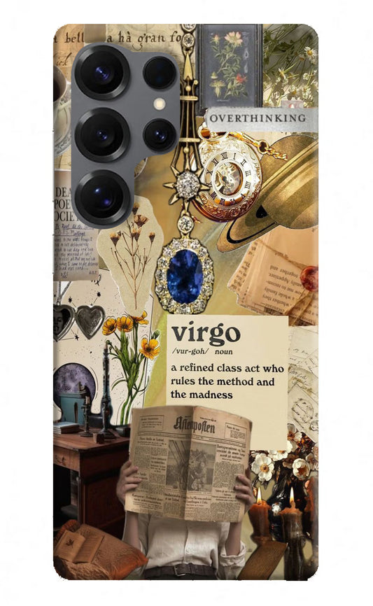 Virgo Zodiac Samsung S25 Ultra Hard Case Back Cover by Casekaro