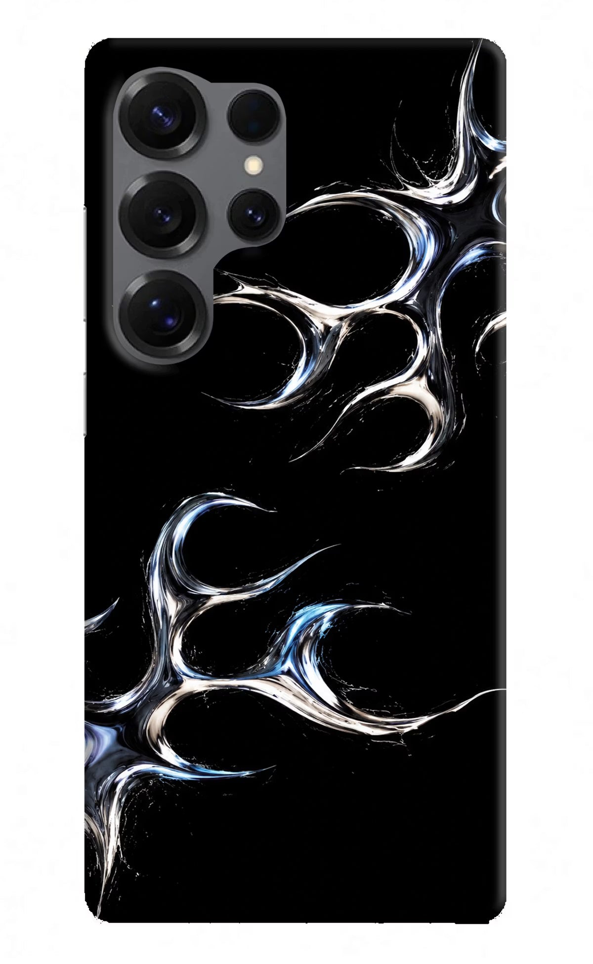 Chrome Tribal Samsung S25 Ultra Hard Case Back Cover by Casekaro