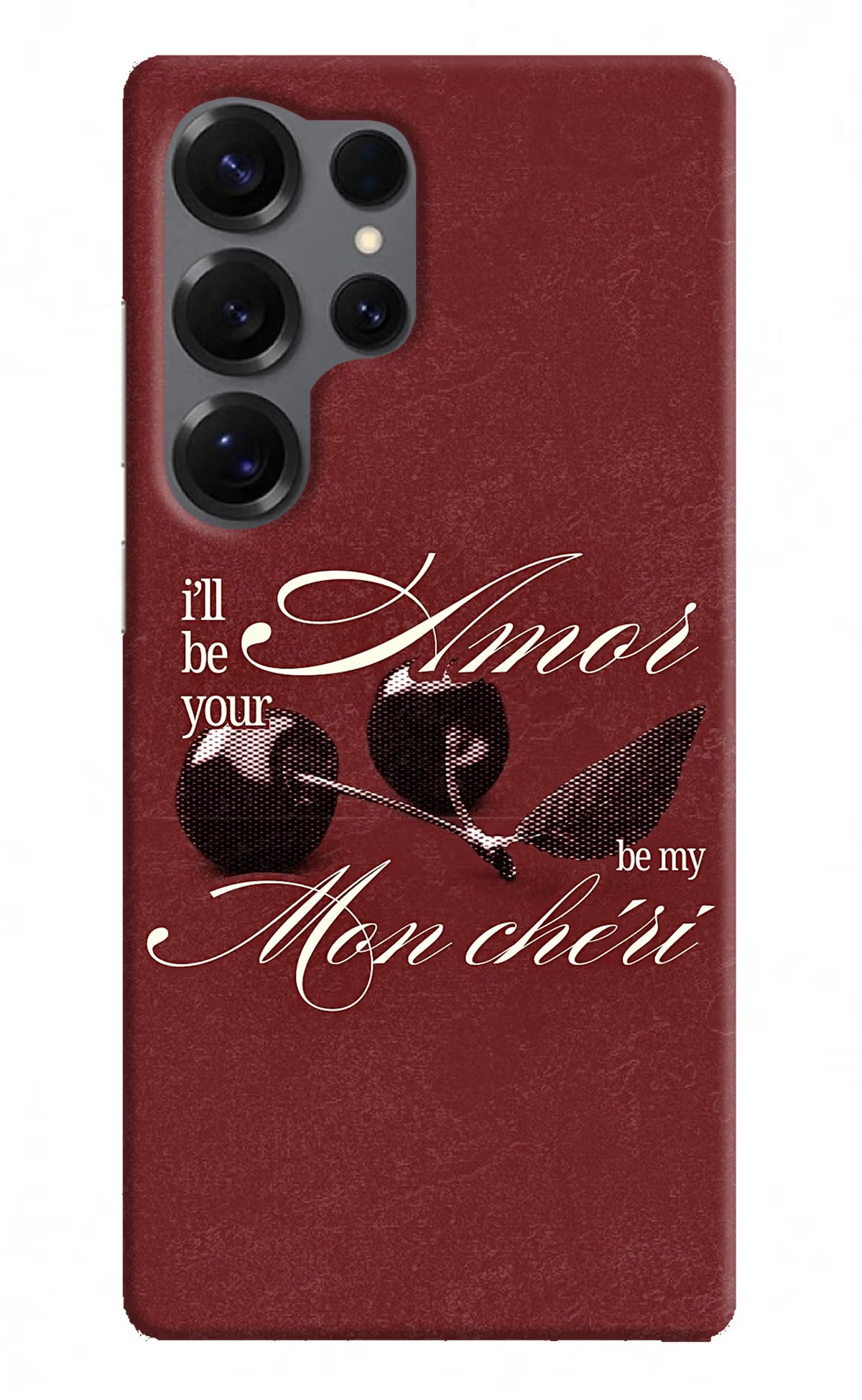 Velvet Cherry Samsung S25 Ultra Back Cover