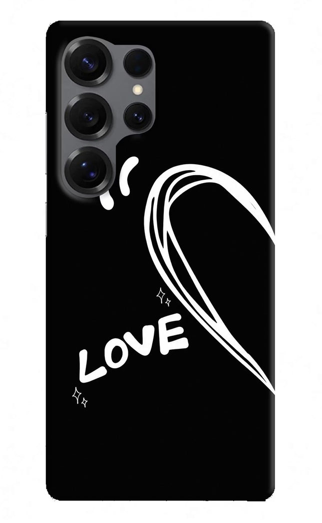 Love Line Samsung S25 Ultra Hard Case Back Cover by Casekaro