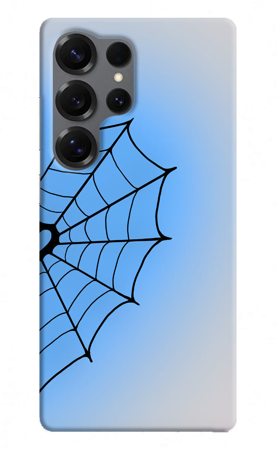 Blue Web Samsung S25 Ultra Back Cover, Hard case