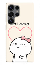 Always Right Samsung S25 Ultra Hard Case Back Cover by Casekaro