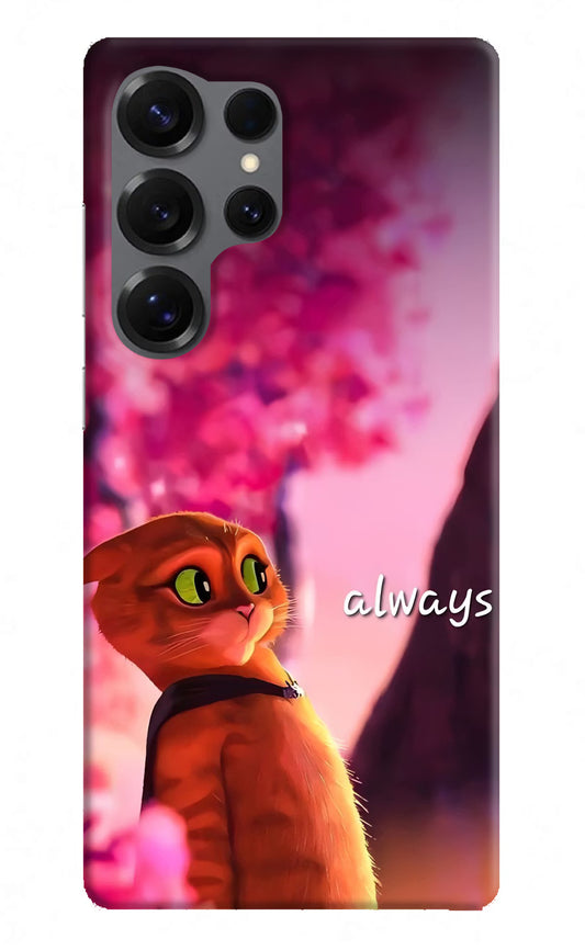 Always Cat Samsung S25 Ultra Hard Case Back Cover by Casekaro