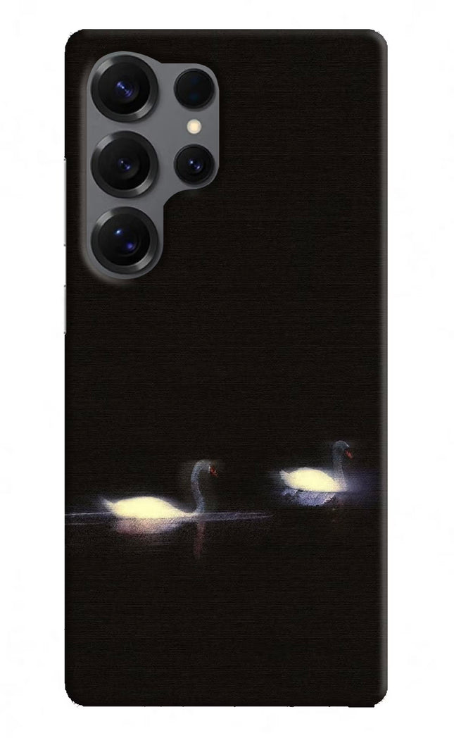 Silent Swans Samsung S25 Ultra Hard Case Back Cover by Casekaro