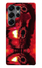 Fire Eye Samsung S25 Ultra Hard Case Back Cover by Casekaro