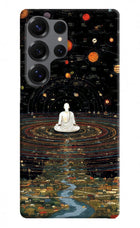 Space Monk Samsung S25 Ultra Hard Case Back Cover by Casekaro