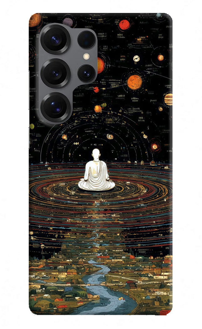 Space Monk Samsung S25 Ultra Hard Case Back Cover by Casekaro