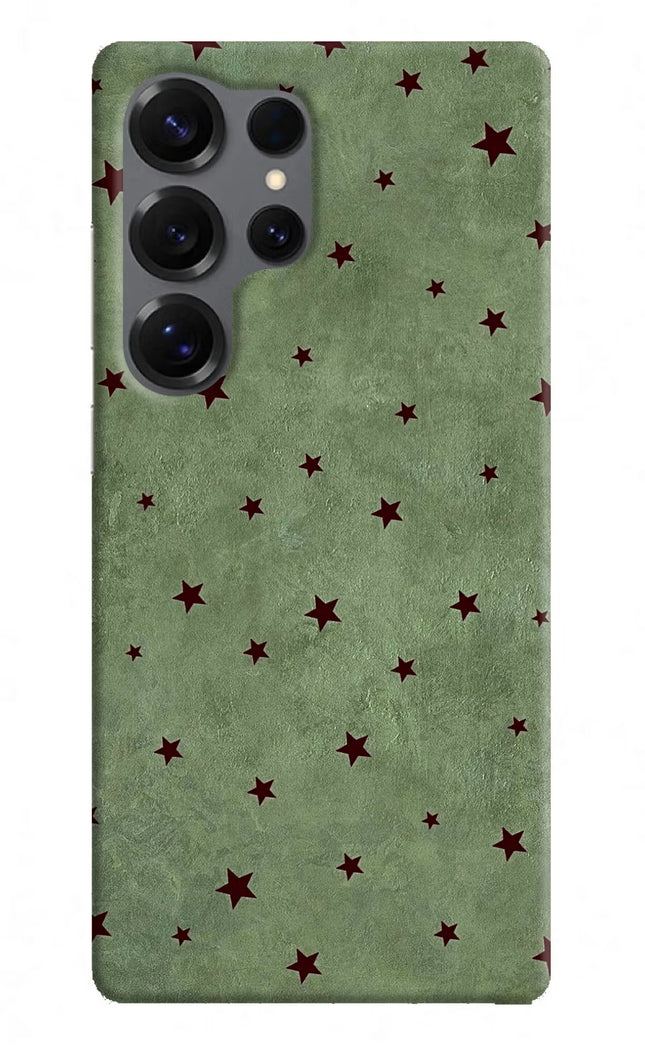 Green Stars Samsung S25 Ultra Hard Case Back Cover by Casekaro