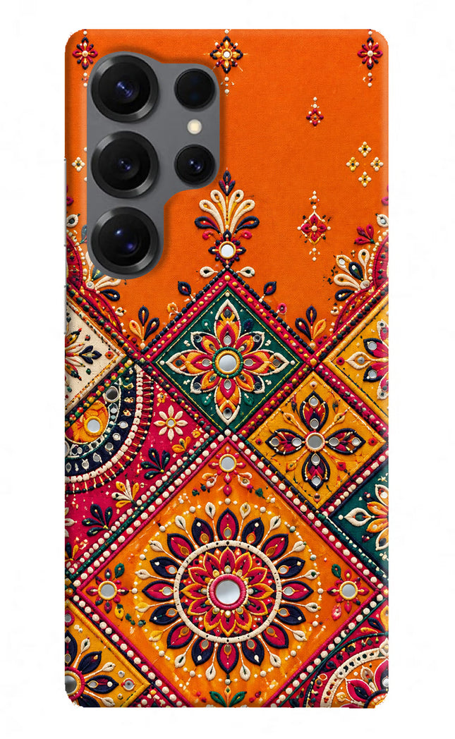 Kutch Glow Samsung S25 Ultra Hard Case Back Cover by Casekaro