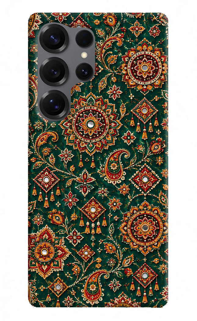 Green Pataka Samsung S25 Ultra Hard Case Back Cover by Casekaro