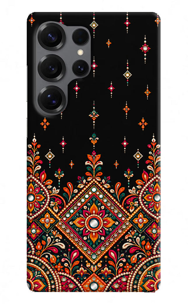 Noir Mehfil Samsung S25 Ultra Hard Case Back Cover by Casekaro