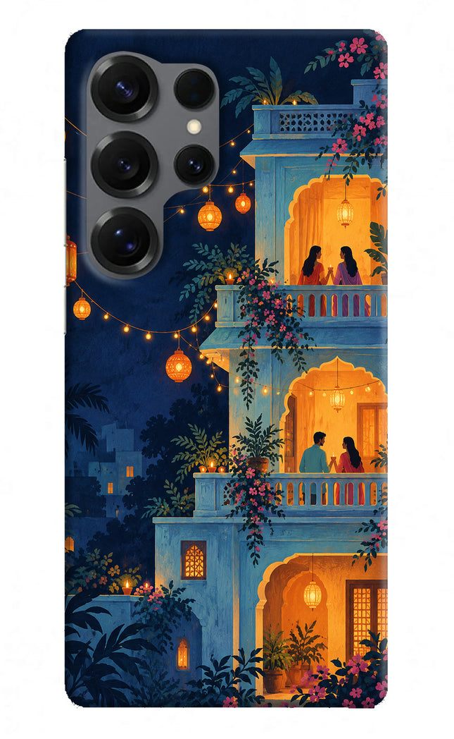 Balcony Glow Samsung S25 Ultra Hard Case Back Cover by Casekaro
